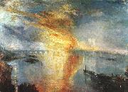 Joseph Mallord William Turner The Burning of the Houses of Parliament oil